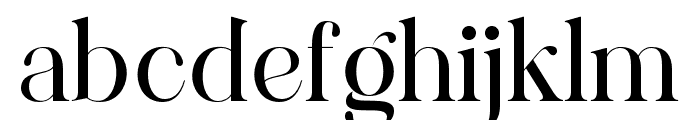 Beautynigella-Regular Font LOWERCASE