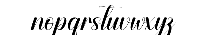 Beautyshop Font LOWERCASE