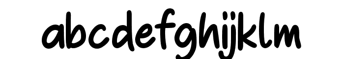 Bebas Note Regular Font LOWERCASE