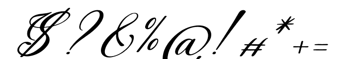 Bebegik Panthay Italic Font OTHER CHARS