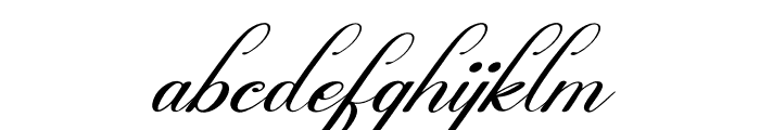 Bebegik Panthay Italic Font LOWERCASE