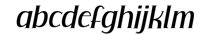 Because of Grace Italic Font LOWERCASE