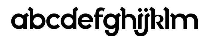 Bechtlers Font LOWERCASE