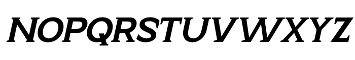 Beckland Black Italic Font UPPERCASE