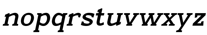 Beckland Extra Bold Italic Font LOWERCASE