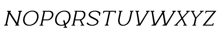 Beckland Light Italic Font UPPERCASE