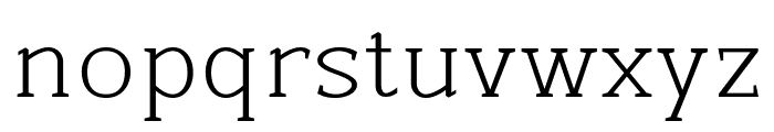 Beckland Light Font LOWERCASE