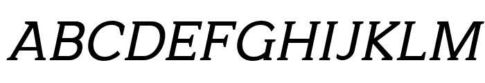 Beckland Medium Italic Font UPPERCASE