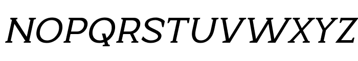 Beckland Medium Italic Font UPPERCASE