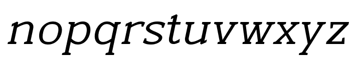 Beckland Medium Italic Font LOWERCASE