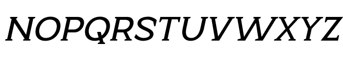 Beckland Semi Bold Italic Font UPPERCASE