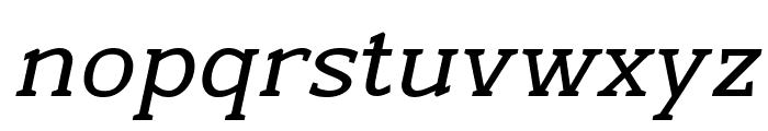 Beckland Semi Bold Italic Font LOWERCASE
