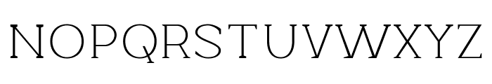 Beckland Thin Font UPPERCASE