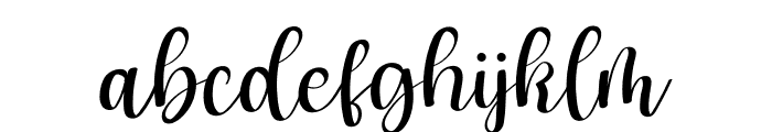 Become Sunshine Font LOWERCASE