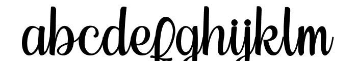 BedforeScript Font LOWERCASE