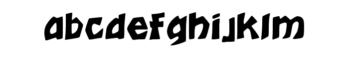 Bedhead Regular Font LOWERCASE