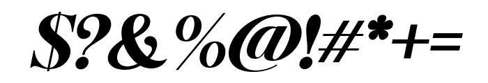 Bedicta Hosta Italic Font OTHER CHARS