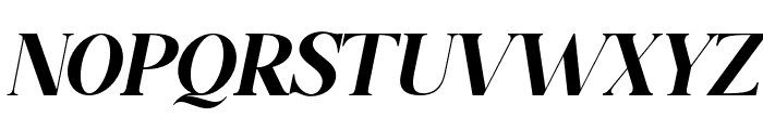 Bedicta Hosta Italic Font UPPERCASE