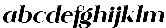 Bedicta Hosta Italic Font LOWERCASE