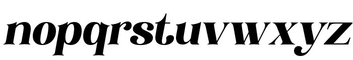 Bedross Italic Font LOWERCASE