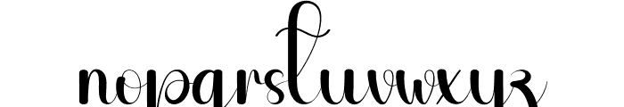 Bedset Font LOWERCASE