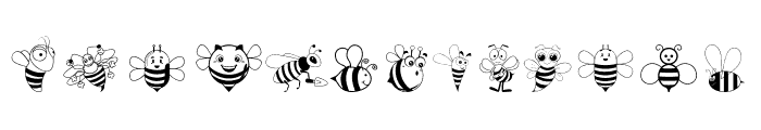 Bee Cute Font LOWERCASE
