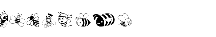 Bee Cute Font LOWERCASE