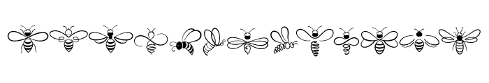 Bee Doodle Font LOWERCASE