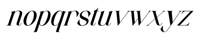 Bee Groove Italic Font LOWERCASE