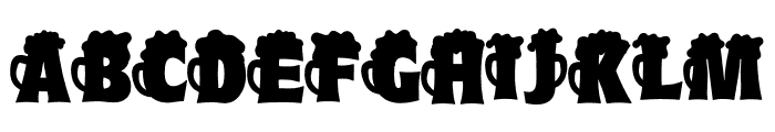 Beer Patrick Day Font LOWERCASE