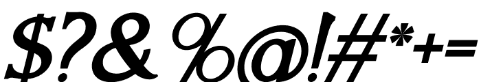 Befitha Italic Font OTHER CHARS