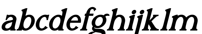 Befitha Italic Font LOWERCASE