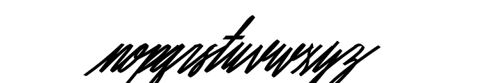 Befitting Slant Font LOWERCASE