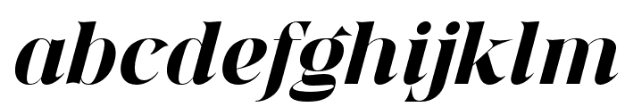 Begadul-Italic Font LOWERCASE