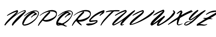 Begatory Italic Font UPPERCASE