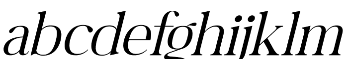 Begifta Italic Font LOWERCASE