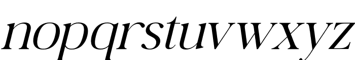 Begifta Italic Font LOWERCASE