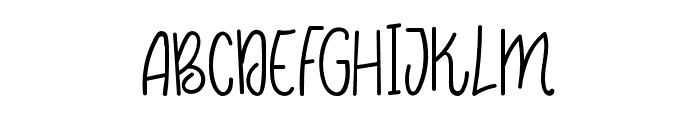 Begonia Font UPPERCASE