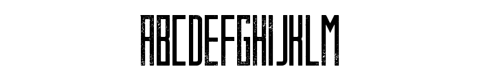 Behemoth Distressed Font UPPERCASE
