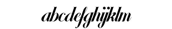 Behofeel Script Font LOWERCASE