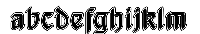 BehrensSchrift Schmuck Font LOWERCASE