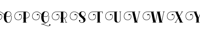 Beijin Regular Font UPPERCASE