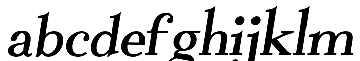 Bekinder Bold Italic Font LOWERCASE