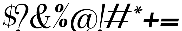 Bekinder-Italic Font OTHER CHARS