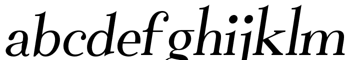 Bekinder-Italic Font LOWERCASE