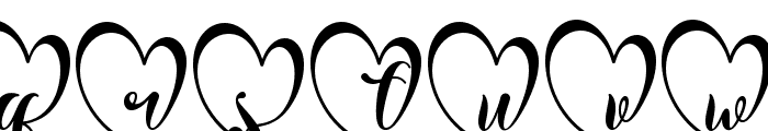 Bela Love Font LOWERCASE