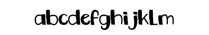 Belaby Font LOWERCASE