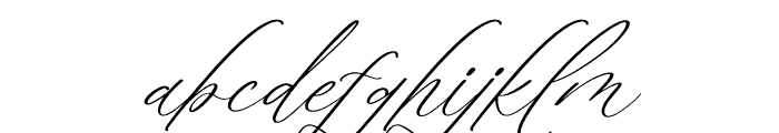 Beladin Skintics Italic Font LOWERCASE