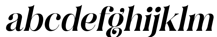 Belarmina-Italic Font LOWERCASE