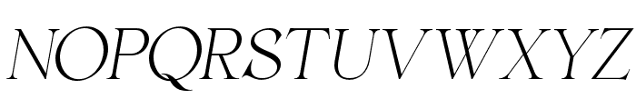 Belarose Italic Font UPPERCASE